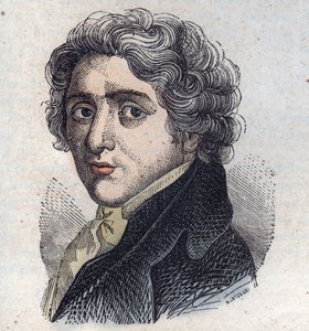 Porträtt av Andrea Appiani (1754-1817) - gravyr - av Anonymous Anonymous