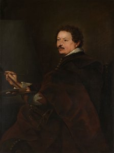 Porträtt av Andries van Eertvelt, ca 1650-1700 (olja på duk) av Anonymous Anonymous