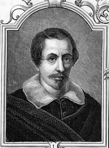 Porträtt av Daniele Crespi (1598-1630) italiensk målare. Gravyr av 1859 i "" gallerierna i Europa - Italien"" av Armandaud. Privat samling. av Anonymous Anonymous