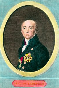 Porträtt av Etienne de La Ville, greve De Lacepede (1756-1825), fransk naturforskare. Anonym gravyr av Anonymous Anonymous