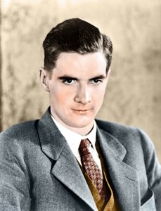 Porträtt av Howard Robard Hughes 1934. Amerikansk industriman och producent. 1905 - 1976. av Anonymous Anonymous