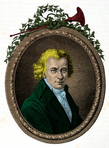 Porträtt av Jean Baptiste Cant Hanet, dit Clery (1759-1809) betjänt av kung Ludvig XVI under hans fångenskap vid templet, gravyr, privat samling av Anonymous Anonymous
