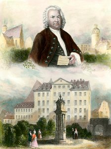 Porträtt av Jean Sebastien Bach (Johann Sebastian Bach av Anonymous Anonymous