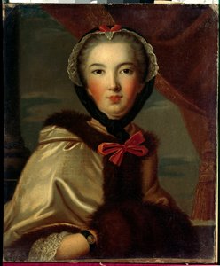 Porträtt av Louise Henriette de Bourbon Conti, Mademoiselle de Conti, hertiginna av Orleans (1752-1759) Anonym målning från 1700-talet. Dämpa. 0,7x0,6 m Versailles, musee du chateau. av Anonymous Anonymous