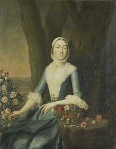 Porträtt av Magdalena van Citters, ca 1760 (olja på duk) av Anonymous Anonymous