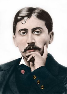 Porträtt av Marcel Proust (1871-1922), fransk författare omkring 1900 av Anonymous Anonymous