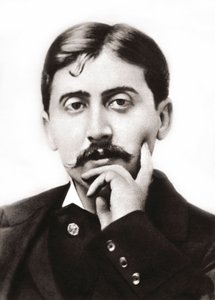 Porträtt av Marcel Proust (1871-1922), fransk författare omkring 1900 av Anonymous Anonymous