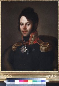 Porträtt av generalborgmästare Pyotr Afanasievich Papkov (1772-1853) - Anonym. Olja på duk av Anonymous Anonymous