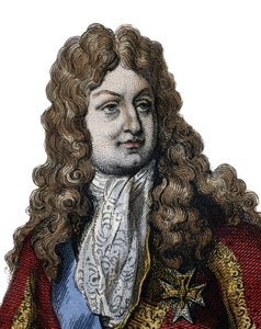 Porträtt av Philippe II, hertig av Orleans (1674-1723), medlem av kungafamiljen i Frankrike och kungarikets regent från 1715 till 1723. illustration från "Le Plutarque Français" av Edmond Mennechet av Anonymous Anonymous