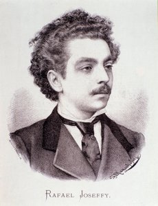 Porträtt av Rafael Joseffy (gravyr) av Anonymous Anonymous