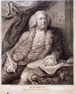 Porträtt av den engelske kompositören William Boyce (gravyr. 1700-talet) av Anonymous Anonymous