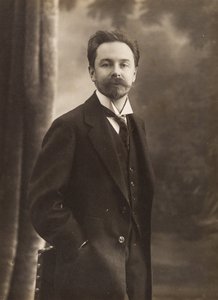 Porträtt av kompositören Alexander Skrjabin (1872-1915)