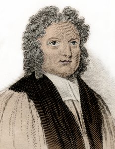 Porträtt av eveque av Rochester Francis Atterbury (1663-1732), bokstäver och politiker. Gravyr av 1800-talet. Milanese av Anonymous Anonymous