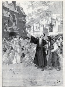 Representation av en opera: "" Samson et Dalila"" av Camille Saint-Saens (Saint Saens av Anonymous Anonymous