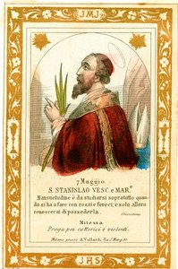 Sankt Stanislaus Martyren (gravyr av Anonymous Anonymous