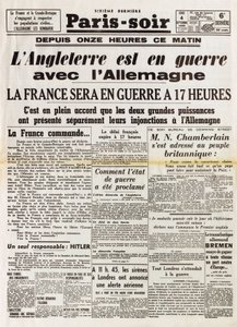 Andra världskriget (1939-1945) - Andra världskriget (WWII eller WW2): Paris kväll den 4 september av Anonymous Anonymous