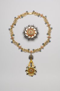 Thailand - Chakri-orden: plakett, halsband och hängsmycke - början av 1900-talet av Anonymous Anonymous