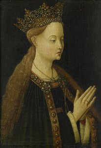 The Virgin, c.1500 (olja på panel) av Anonymous Anonymous