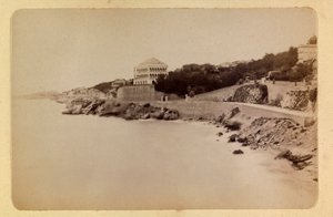 Staden Marseille och dess omgivningar cirka 1885 -1890: La route de la Corniche, Privat samling av Anonymous Anonymous