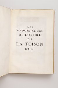 Ordinanserna från Orden av det gyllene skinnet som tillhörde Philippe Sforza Visconti Doria, markis av Caravaggio - 1600-talet - av Anonymous Anonymous