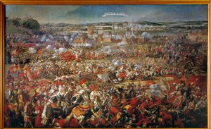 Belägringen av Wien 1683 av Ottomans Anonymous målning. 1600-talets Wien. Konsthistoriska museet av Anonymous Anonymous