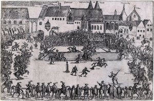 Turnering vid tiden för Henry I the Fowler (938) (Henri I de Saxe ou de Germanie, dit Henri l