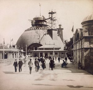 Universal Exposition of 1900 - Exposition Universelle de 1900 i Paris: Le Pavillon du Creusot - privat samling av Anonymous Anonymous