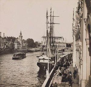 Universell utställning 1900 - Universell utställning 1900 i Paris: Gamla Paris - privat samling av Anonymous Anonymous