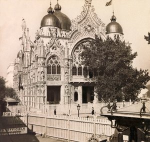 Universell utställning 1900 - Universell utställning 1900 i Paris: Italiens paviljong - privat samling av Anonymous Anonymous