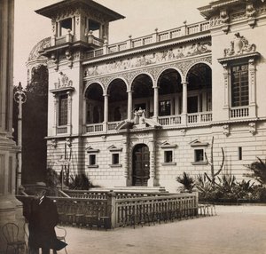 Universell utställning 1900 - Universell utställning 1900 i Paris: Paviljongen i Monaco - privat samling av Anonymous Anonymous
