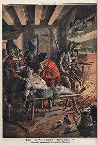Olika fakta under Directoire (1795-1799): banditerna från Orgeres (förare) (Ille och skurken), berömda kriminella gäng i Beauce-regionen, de attackerar en gård här, deras specialitet var att "värma" sina offer genom att bränna sina fötter att föra dem till av Anonymous Anonymous