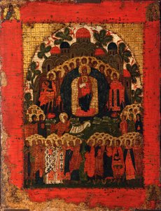I Thee Joiceth, sent 1400-tal. av Anonymous Russian icon painter