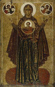 Our Lady of the Great Panagia Orante, tidigt 1200-tal.