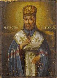 Saint Innocentius, biskop av Irkutsk, 1800-talet av Anonymous Russian icon painter
