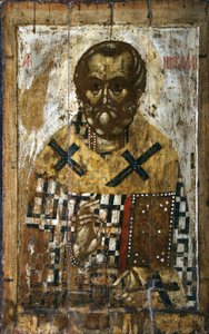 Sankt Nikolaus, 1300-talet av Anonymous Russian icon painter