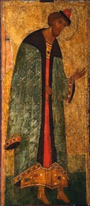 Saint Prince Boris, 1400-talet av Anonymous Russian icon painter