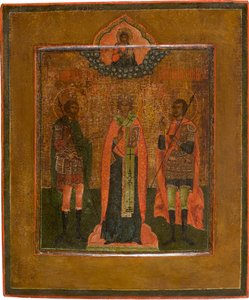 Saints Menas, Nikita av Novgorod och John the Warrior, 1800-talets första kvartal