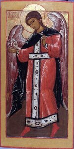 Ärkeängeln Gabriel av Anonymous Russian icon painter