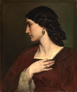 Porträtt av Nanna Risi av Anselm Feuerbach