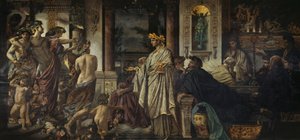 Festen. Efter Platon (andra versionen) av Anselm Feuerbach