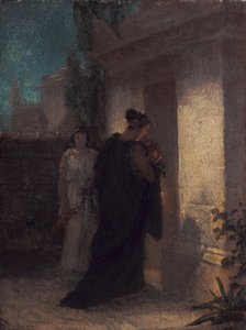 Sörjande kvinna (Antigone) av Anselm Feuerbach