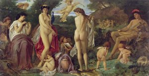 Tyska: Das Urteil des Paris Domen i Paris av Anselm Feuerbach
