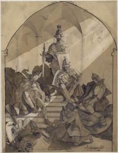 Motiv ur Nibelungenlied av Anselm Feuerbach