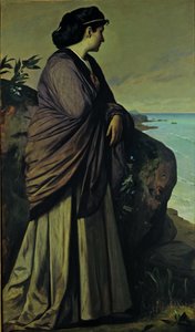 På stranden (Modern Iphigenia) av Anselm Feuerbach