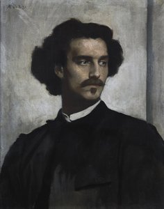 Självporträtt av Anselm Feuerbach
