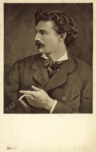 Självporträtt av Anselm Feuerbach, tysk konstnär av Anselm Feuerbach