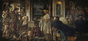 The Symposium Second Version, ca 1871-1874 av Anselm Feuerbach