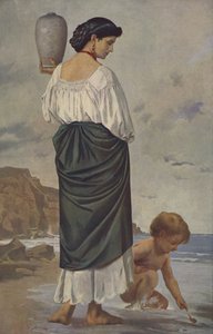 Vattenbärare (oljemålning) av Anselm Feuerbach