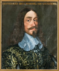Portrait of Count Johan Axelsson Oxenstierna 1611-1657. av Anselm van Hulle