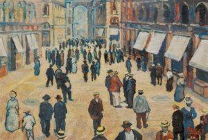 Galleriet i Milano av Anselmo Bucci